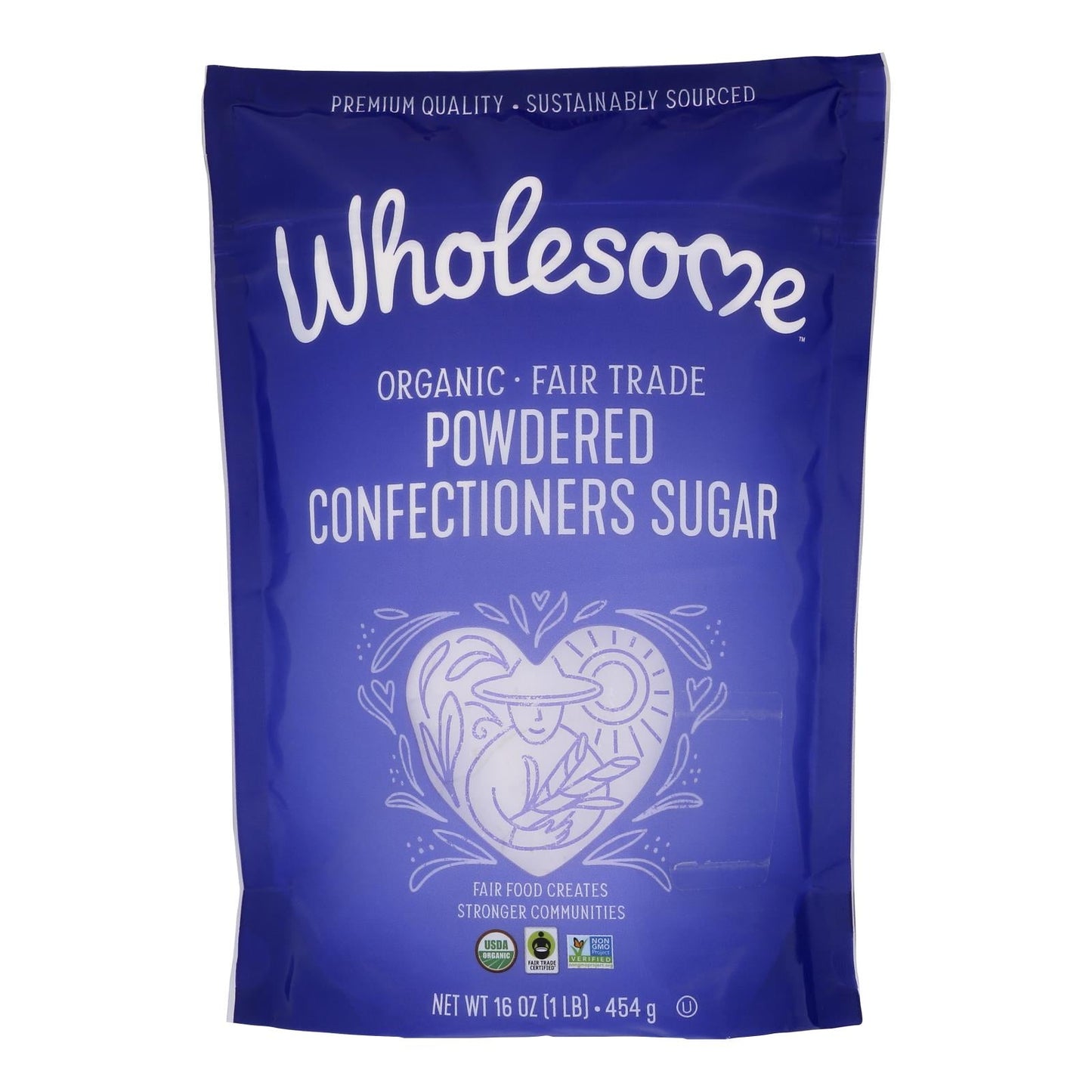 Organic Wholesome Powdered Sugar, 6 lbs (Case of 6)