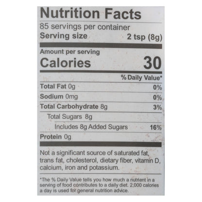Organic Dark Brown Sugar, 24 Oz, Case of 6