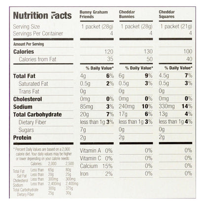 Annie's Organic Snack Pack Variety, 12ct Case of 6