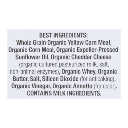 Annie's Homegrown Cheese Puffs Cheddar - Case Of 12 - 4 Oz