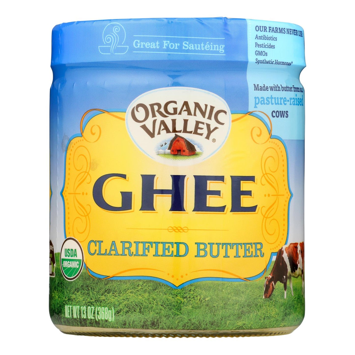 Purity Farms Ghee - Clarified Butter - Case Of 12 - 13 Oz.