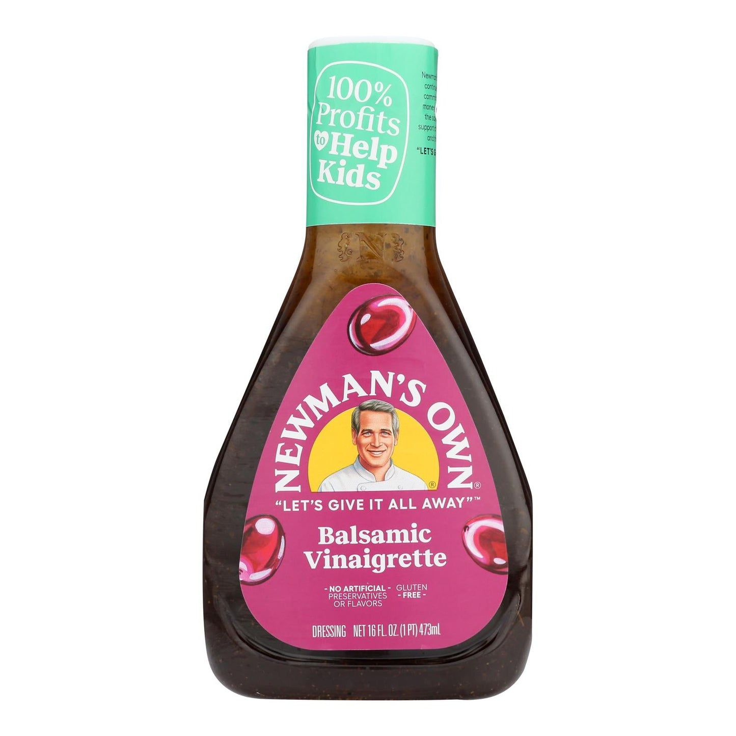 Newman's Own Balsamic Dressing, 16 Fl Oz, 6-Pack