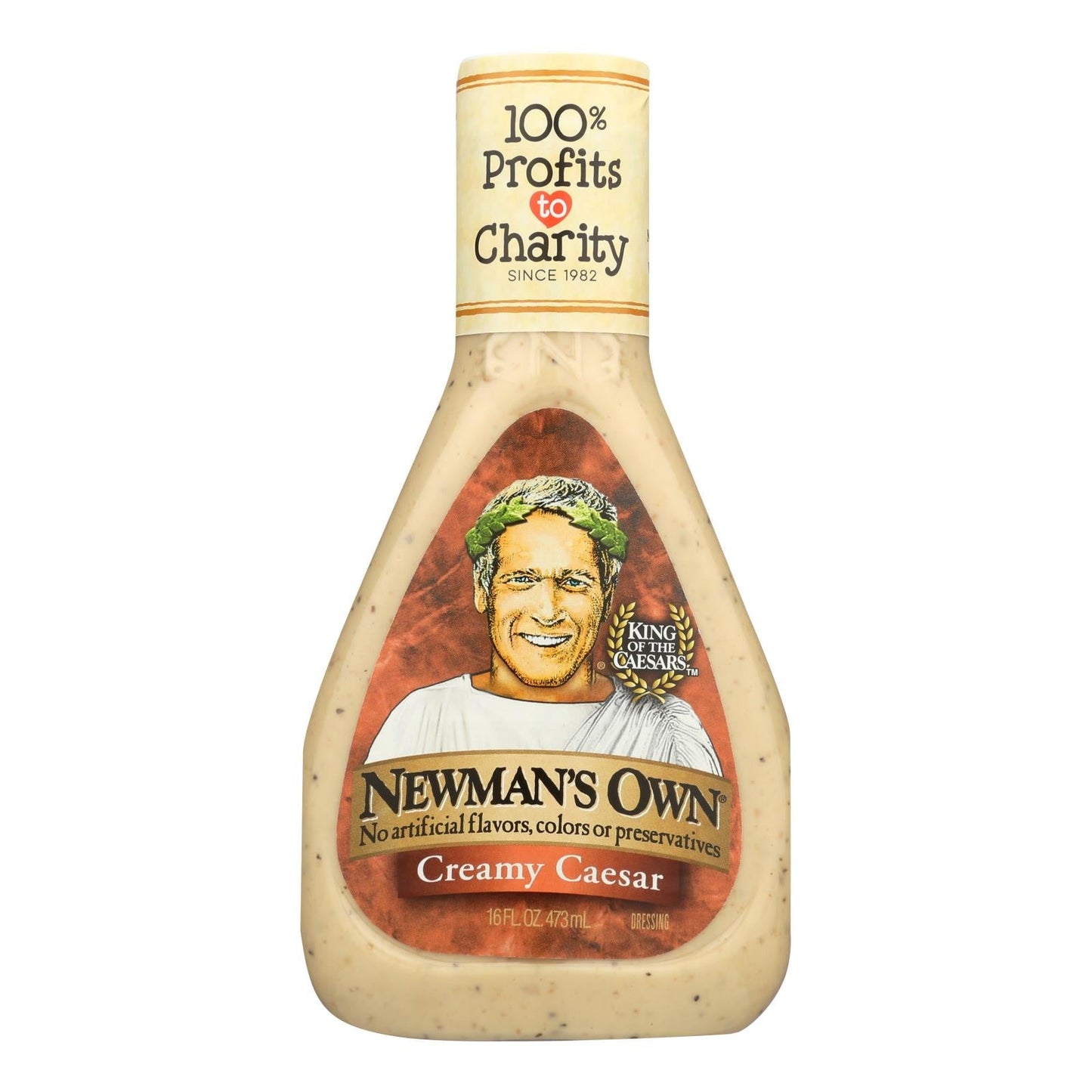 Newman's Own Creamy Caesar Dressing, 16oz, 6-Pack