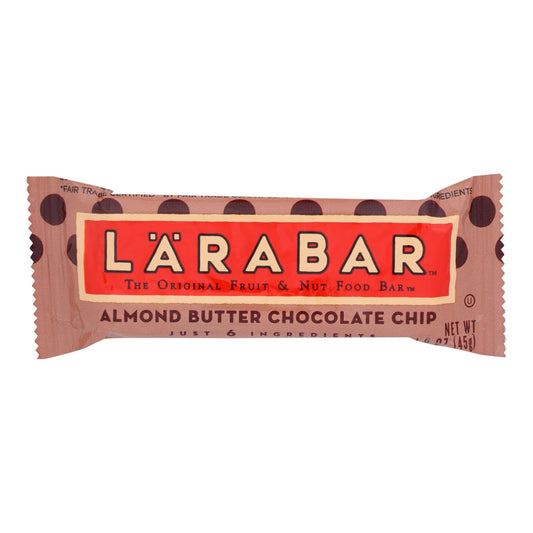 Larabar Almond Butter Choc Chip Fruit & Nut Bar, 16 Pack