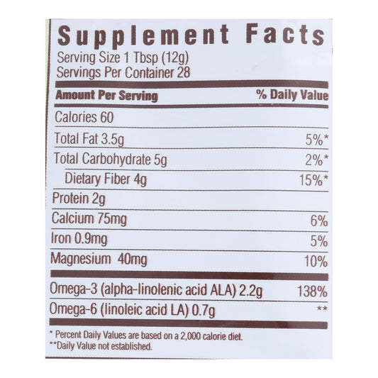 Spectrum Organic Chia Seeds - Omega-3 & Fiber, 12 Oz