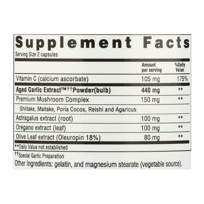 Kyolic Aged Garlic Immune 103 - 100 Capsules