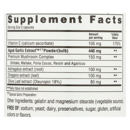 Kyolic - Aged Garlic Extract Immune Formula 103 - 200 Capsules