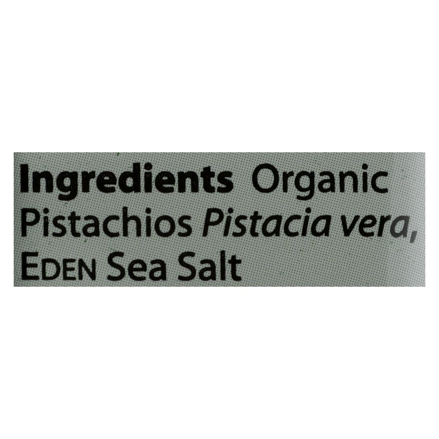 Eden Organic Pistachios - Shelled & Roasted - 1oz, 12 Pack