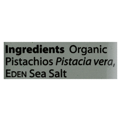 Eden Organic Pistachios - Shelled & Roasted - 1oz, 12 Pack