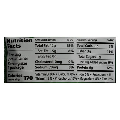 Eden Organic Pistachios - Shelled & Roasted - 1oz, 12 Pack