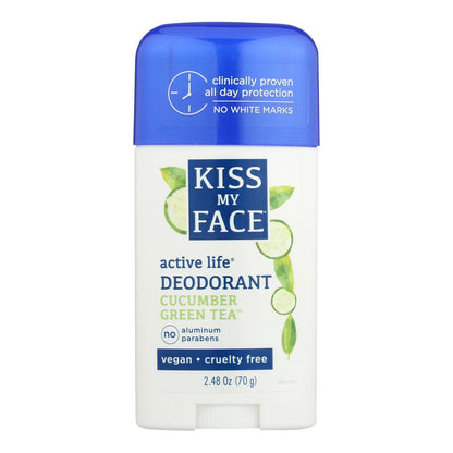 Kiss My Face Cucumber Green Tea Aluminum-Free Deodorant