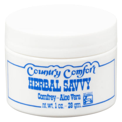 Country Comfort Herbal Savvy Comfrey Aloe Vera - 1 Oz