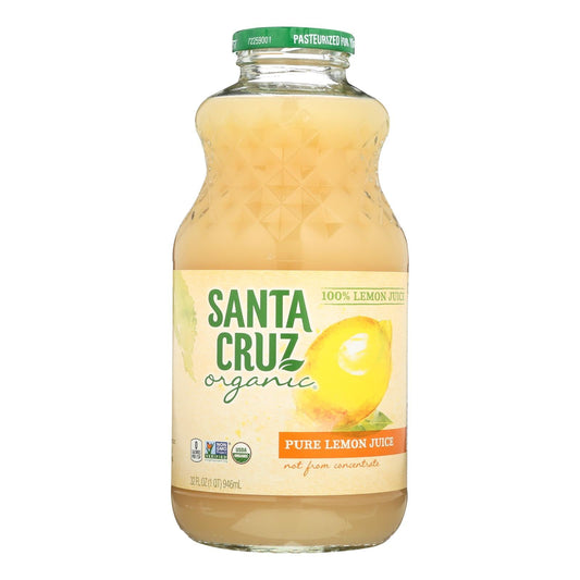 Santa Cruz Organic Lemon Juice - 6 Pack, 32 FZ Each