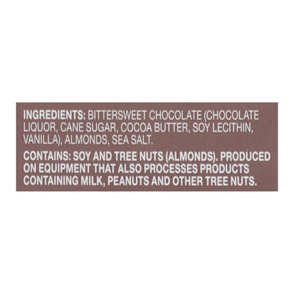 Endangered Species Dark Chocolate Sea Salt & Almonds (12x3oz)