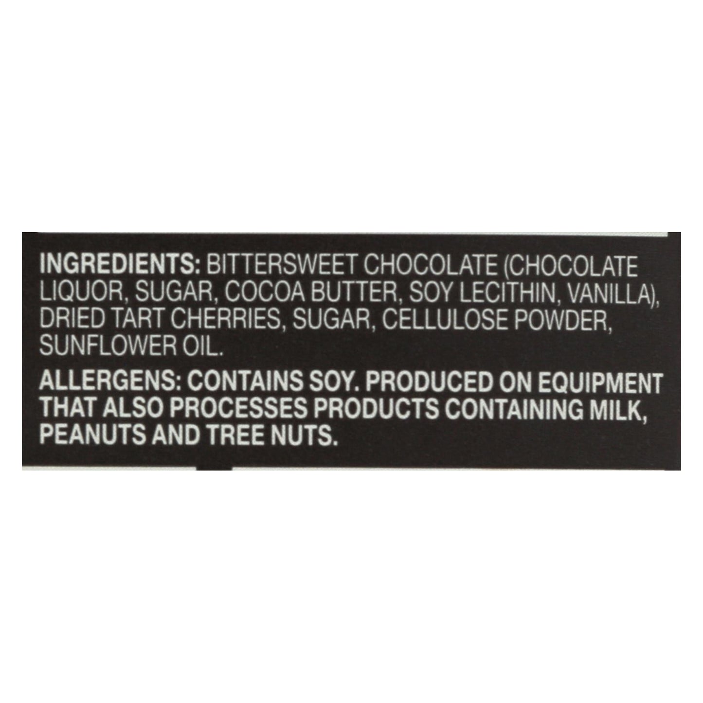 Endangered Species Dark Chocolate Cherry Bars, 72% Cocoa, 3oz, 12-Pack