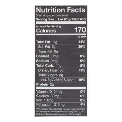 Endangered Species 72% Dark Chocolate Bars, Cacao Nibs, 12 Pack