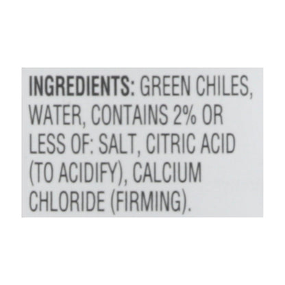 Chi Chi's - Chilies Diced Green - Case Of 12 - 4 Oz