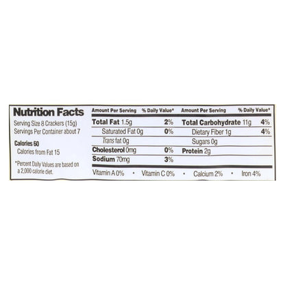 Edward & Sons Black Sesame Brown Rice Snaps, 12 Pack