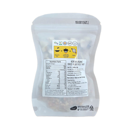 Korean Organic Dried Veggie Root Mix (10g)