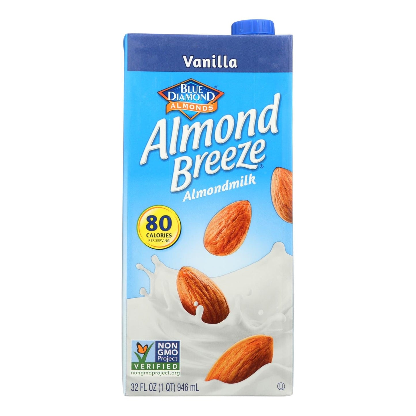 Almond Breeze Vanilla Almond Milk, 12 Pack, 32 Fl Oz Each