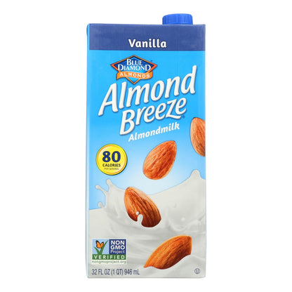 Almond Breeze Vanilla Almond Milk, 12 Pack, 32 Fl Oz Each
