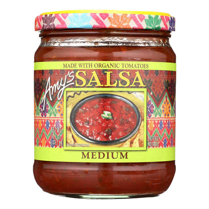 Amy's Medium Salsa, Organic, Case of 6, 14.7 Oz