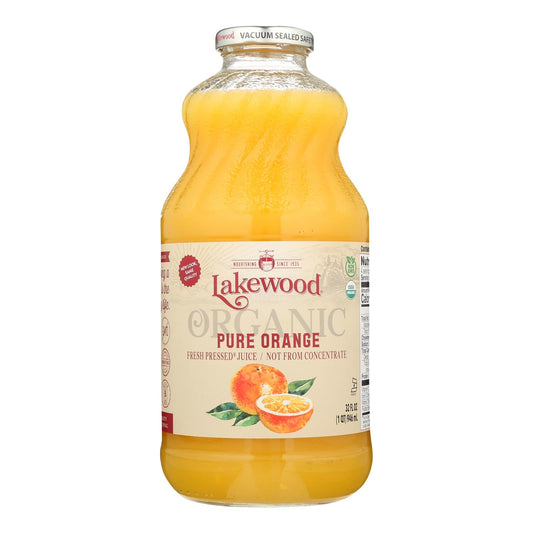 Lakewood Organic Pure Orange Juice, 32 fl oz, Case of 6