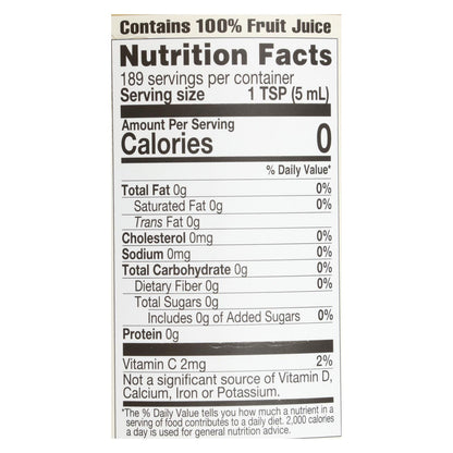 Lakewood Organic Pure Lemon Juice, 32 fl oz, 6-Pack