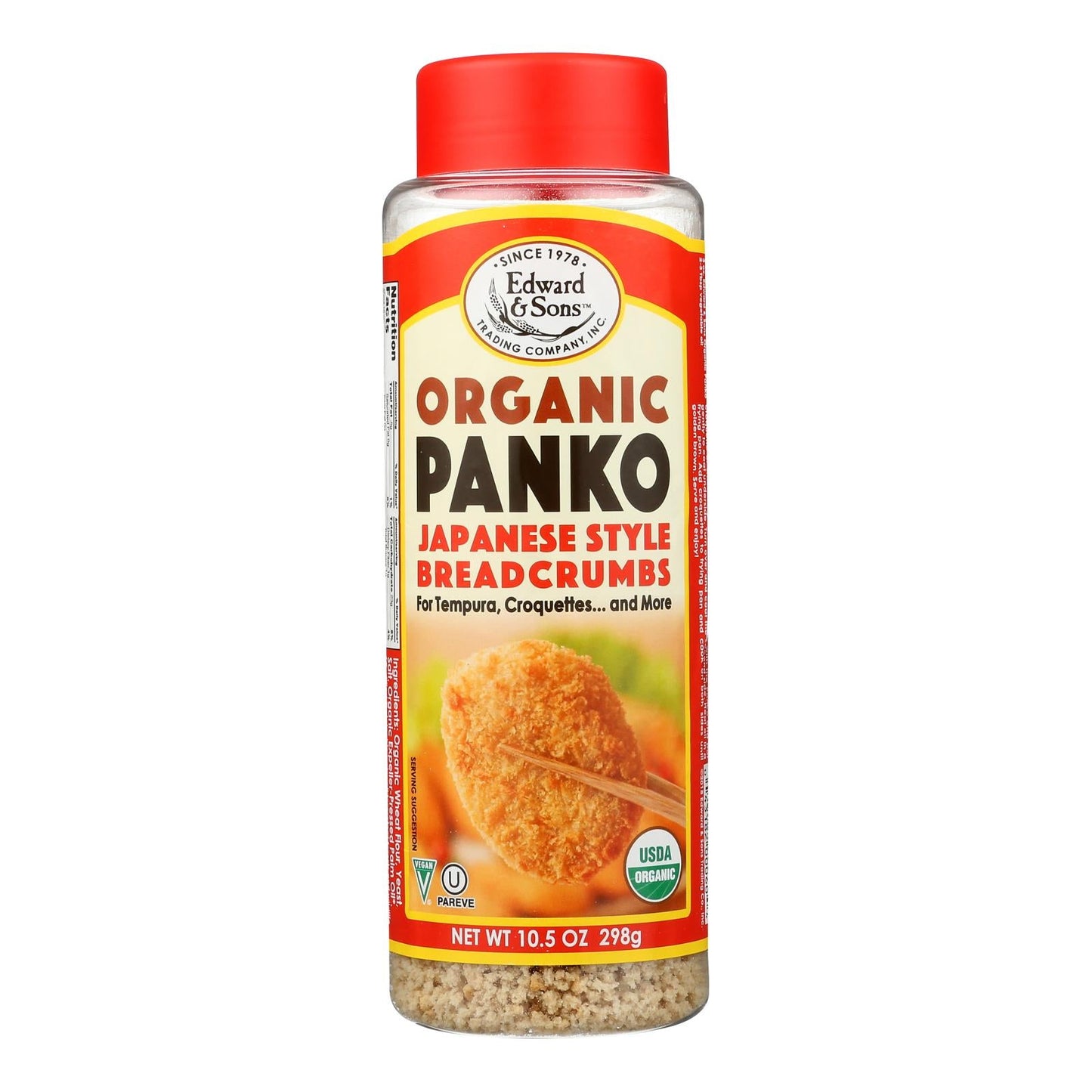 Organic Panko Breadcrumbs, 10.5 oz, Pack of 6