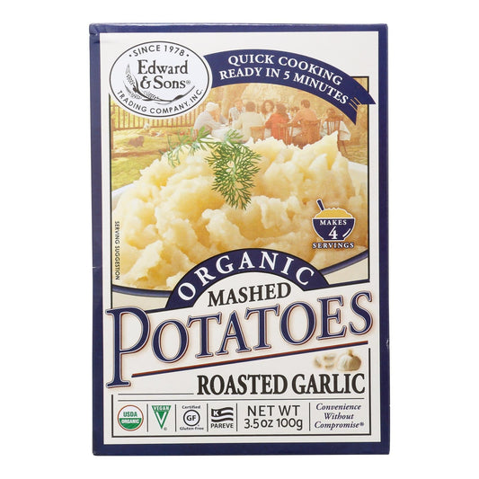 Edward & Sons Organic Roasted Garlic Mashed Potatoes 6-pk