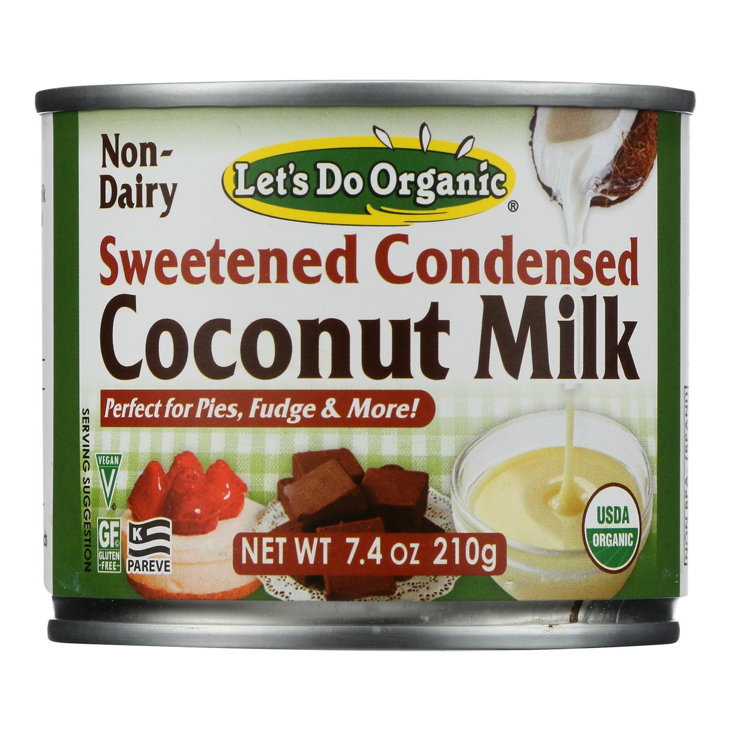 Organic Sweetened Condensed Coconut Milk, 6-Pack, 7.4 Fl Oz