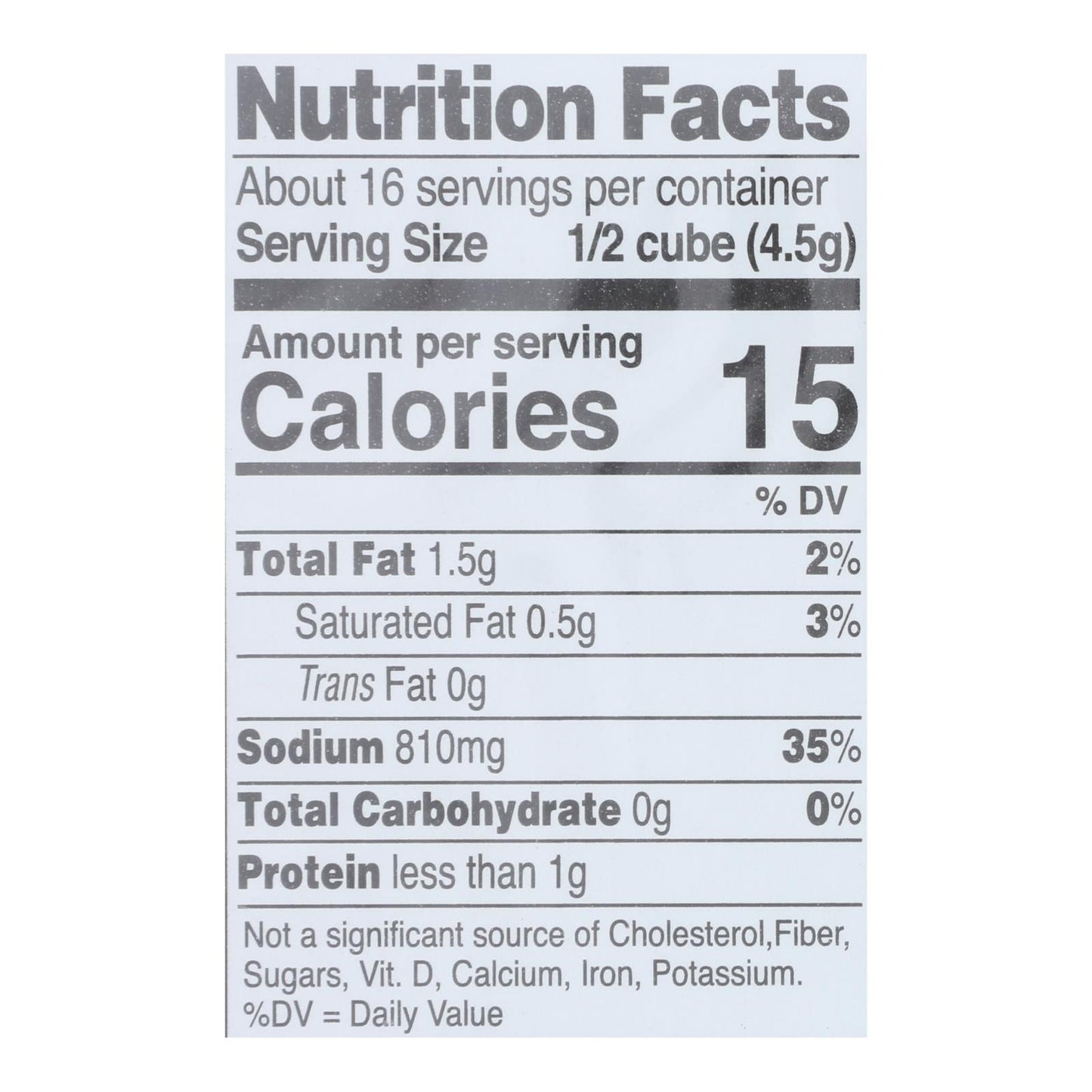 Edwards & Sons Natural Bouillon Cubes - Not Chick N, 2.5 Oz