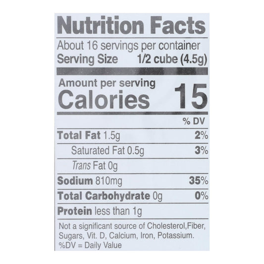 Edwards & Sons Natural Bouillon Cubes - Not Chick N, 2.5 Oz