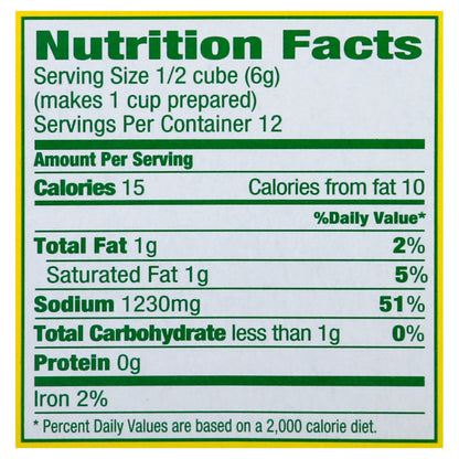 Knorr Extra Large Chicken Bouillon Cubes, 2.5 Oz, 24 Pack