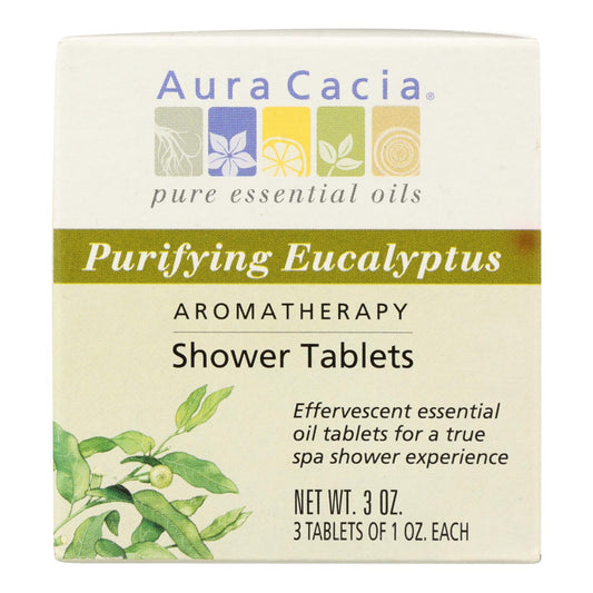 Aura Cacia Eucalyptus Shower Tablets - 3 Pack