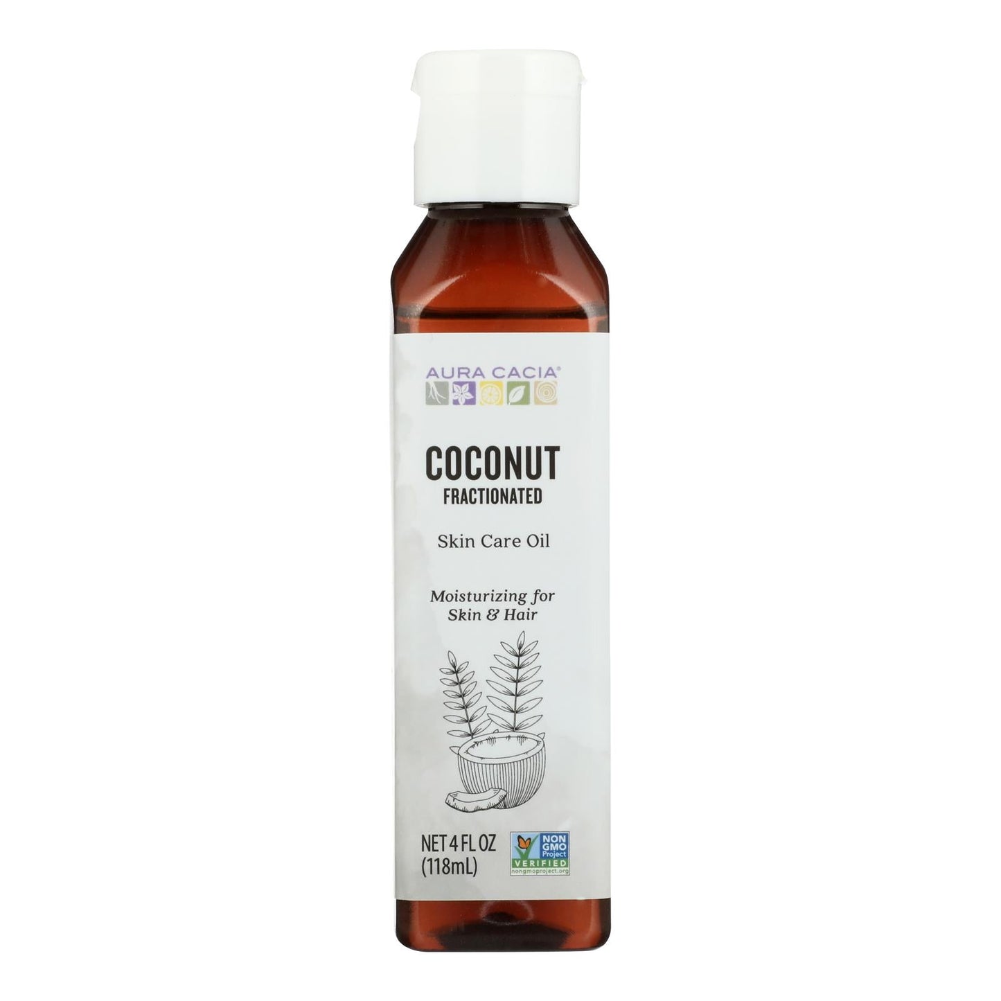 Aura Cacia - Body Oil - Coconut - 4 Fl Oz.
