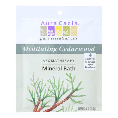 Aura Cacia Meditation Mineral Bath 2.5 Oz - Pack of 6