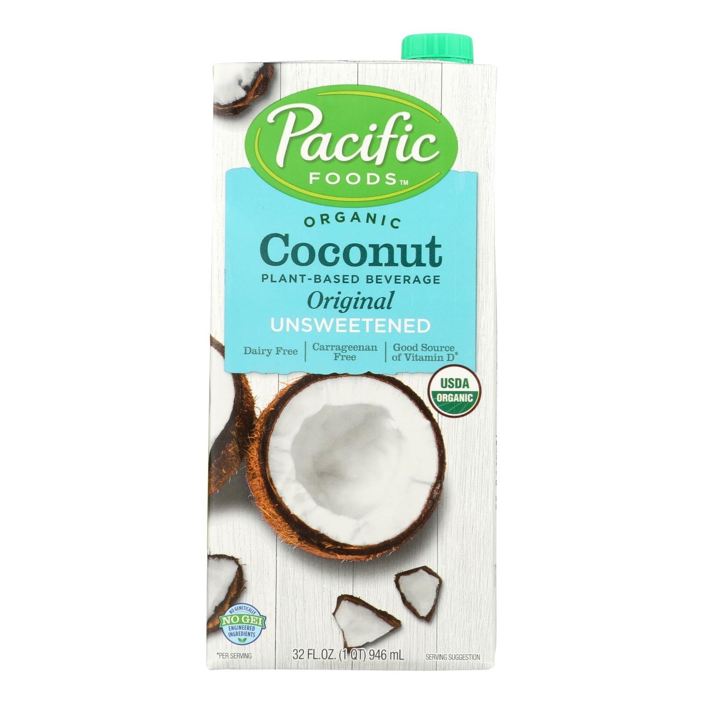 Pacific Natural Unsweetened Coconut 32oz, Case of 12
