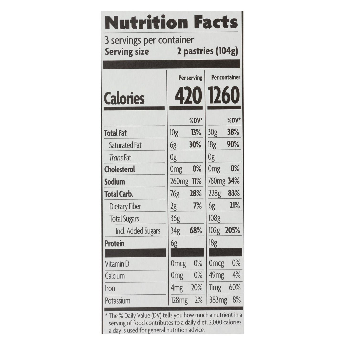 Nature's Path Organic Wildberry Acai Toaster Pastries 12pk