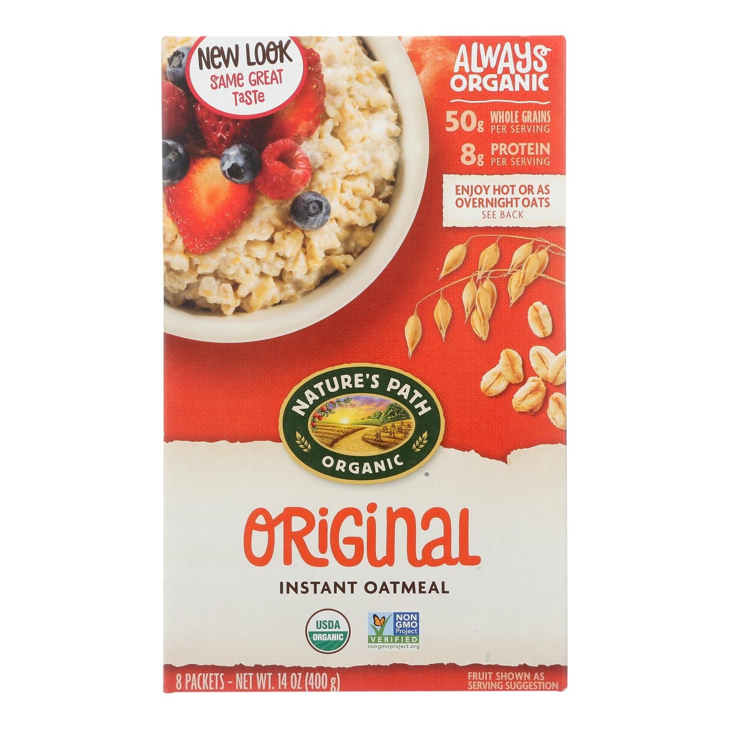Nature's Path Organic Original Oatmeal, 6-Pack, 14 oz