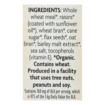 Nature's Path Organic Flax Raisin Bran Cereal, 12-Pack