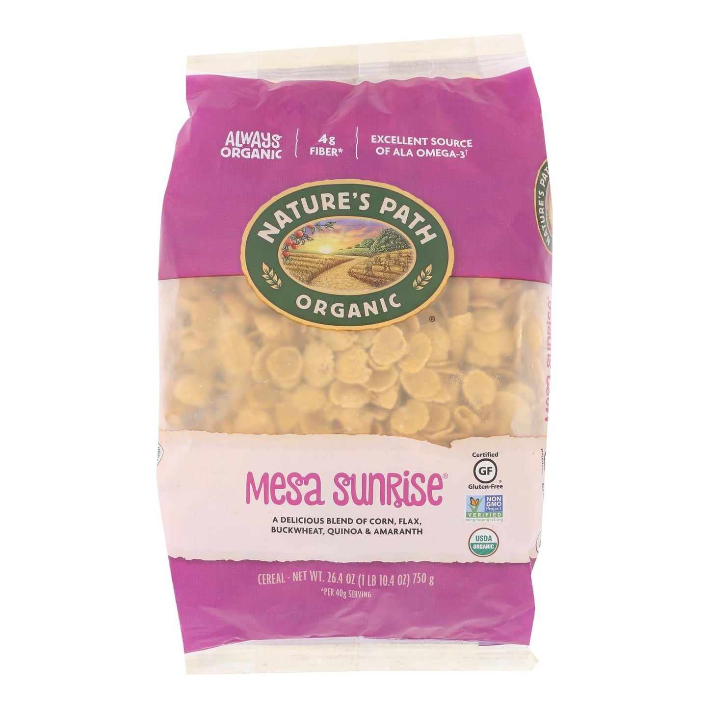 Nature's Path Mesa Sunrise Flakes Cereal, 6 Pack, 26.4 Oz