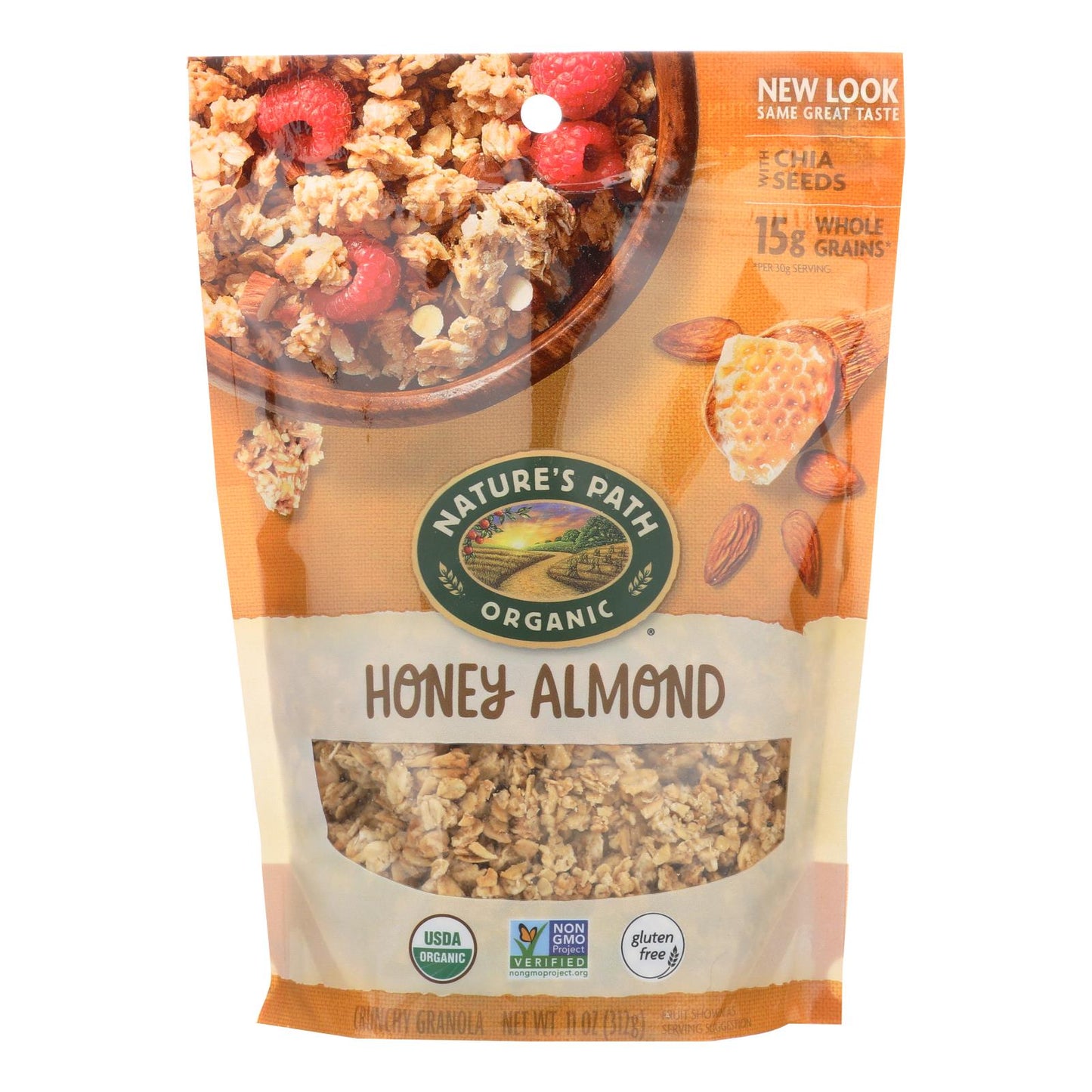 Nature's Path Honey Almond Granola, Organic, 8-Pack, 11 Oz