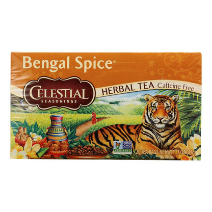 Celestial Seasonings Bengal Spice Herbal Tea, 6-Pack, 20 Bags