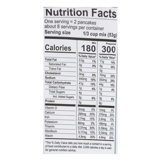 King Arthur Pancake Mix - Case Of 6 - 15 Oz.