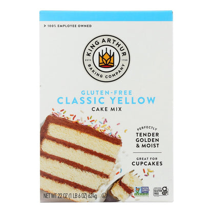 King Arthur Yellow Cake Mix - Case Of 6 - 22 Oz.
