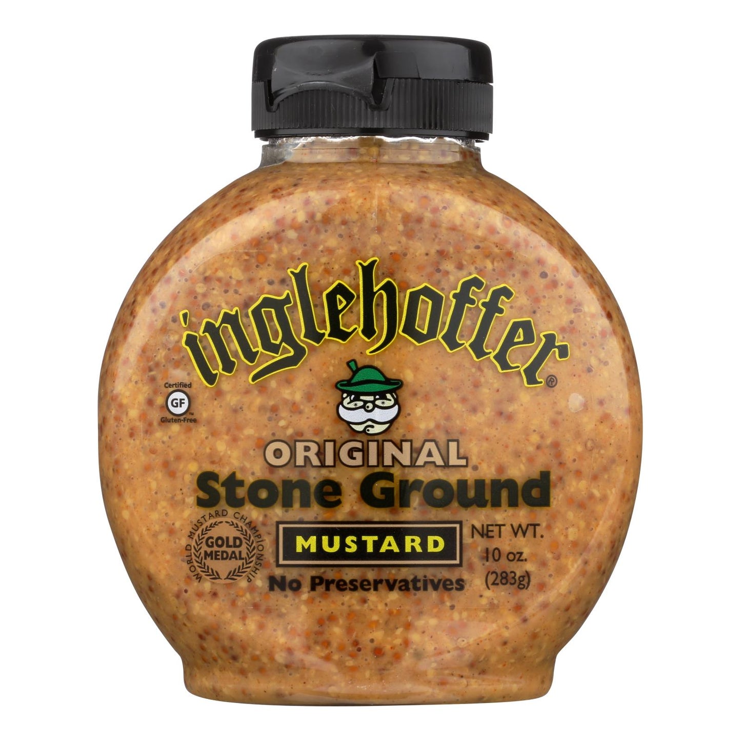 Inglehoffer Original Stone Ground Mustard, 10 oz, 6 Pack