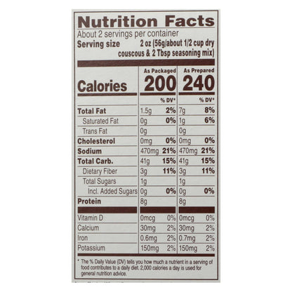 Near East Pearl Couscous Basil & Herb, 12 Pack, 5 oz