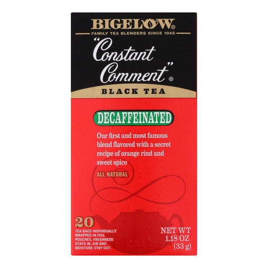 Bigelow Decaf Constant Comment Black Tea - 6x20 Bags