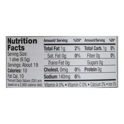 Jeff's Natural Garlic Stuffed Olives - 6 Pack, 7.5 Oz Each